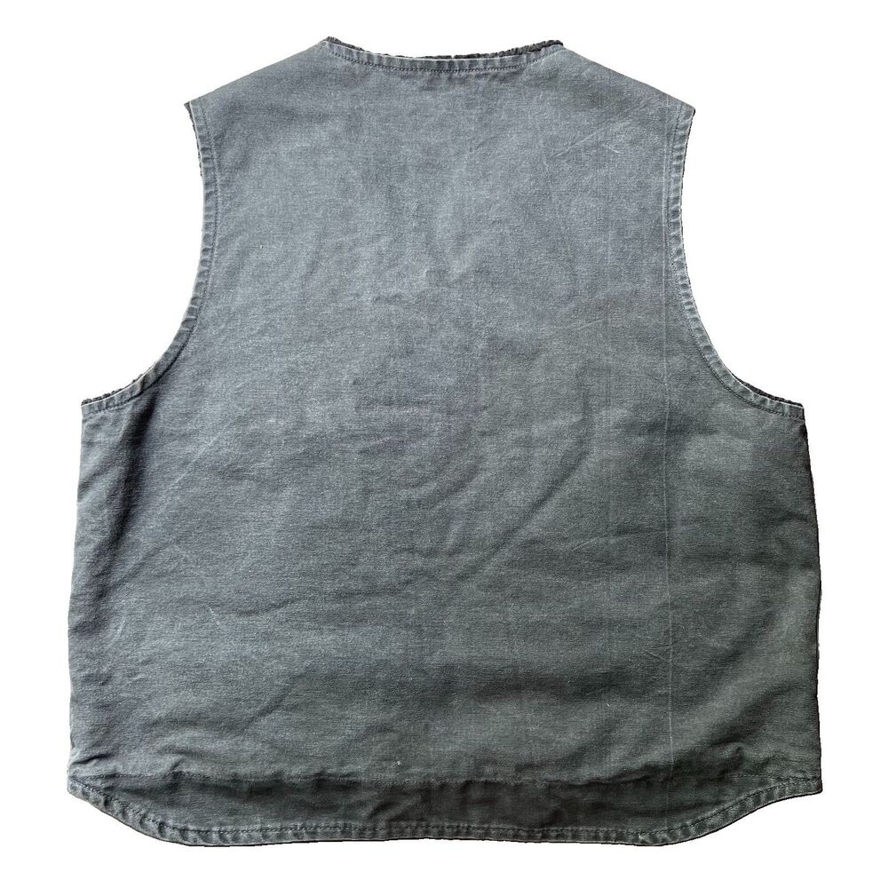 Carhartt V26 GVL Sandstone Duck Sherpa Lined Work Vest Men's XL Regular - Picture 8 of 13